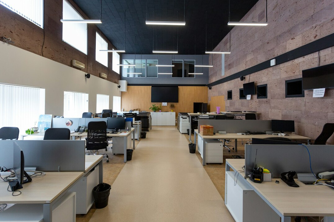 modern office workspace